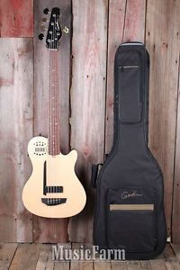 Godin A5 Ultra SA Fretted Semi Acoustic 5 String Bass Guitar Natural w Gig Bag
