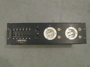 120a power distro. Rack Mount. 2 - L14-30 supply side. 20a edison power access.