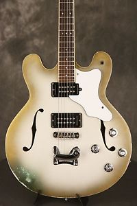 very rare 1973 MOSRITE GOSPEL GUITAR Hollowbody GOLD-to-WHITE Burst!!!