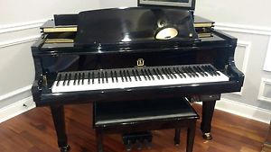 Baby Grand Piano -Story & Clark with built in QRS pianomation 2000+ CD