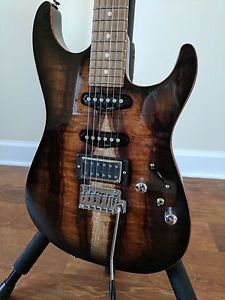 Tom Anderson Drop Top, Koa/Mahogany Chocolate Maple Neck 2015 Build