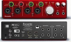 Focusrite Clarett 4Pre 18x8 Thunderbolt Interface
