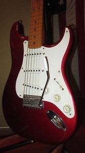 1987 Fender '57 ReIssue Stratocaster Electric Guitar Candy Apple Red w/ OHSC