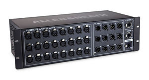 Allen & Heath GLD-AR2412 24 in,12 out Haupt Audio Rack, Schwarz (NEU)
