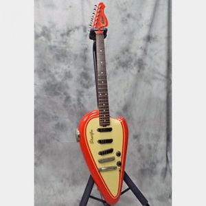 American Showster The Biker Guitar Red  guitar FROM JAPAN/512