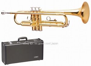 NEW YAMAHA YTR-2330 Bb Trumpet Gold Lacquer, Yamaha hard case mouth piece EMS