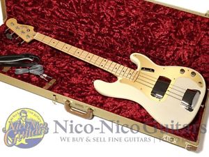 FENDER 2013 NEW AMERICAN VINTAGE '58 PRECISION BASS BLONDE Used Bass #b598