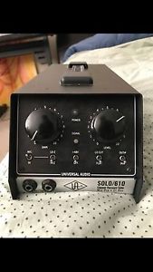Universal Audio SOLO/610 Classic Vacuum Tube Mic Pre & DI Box