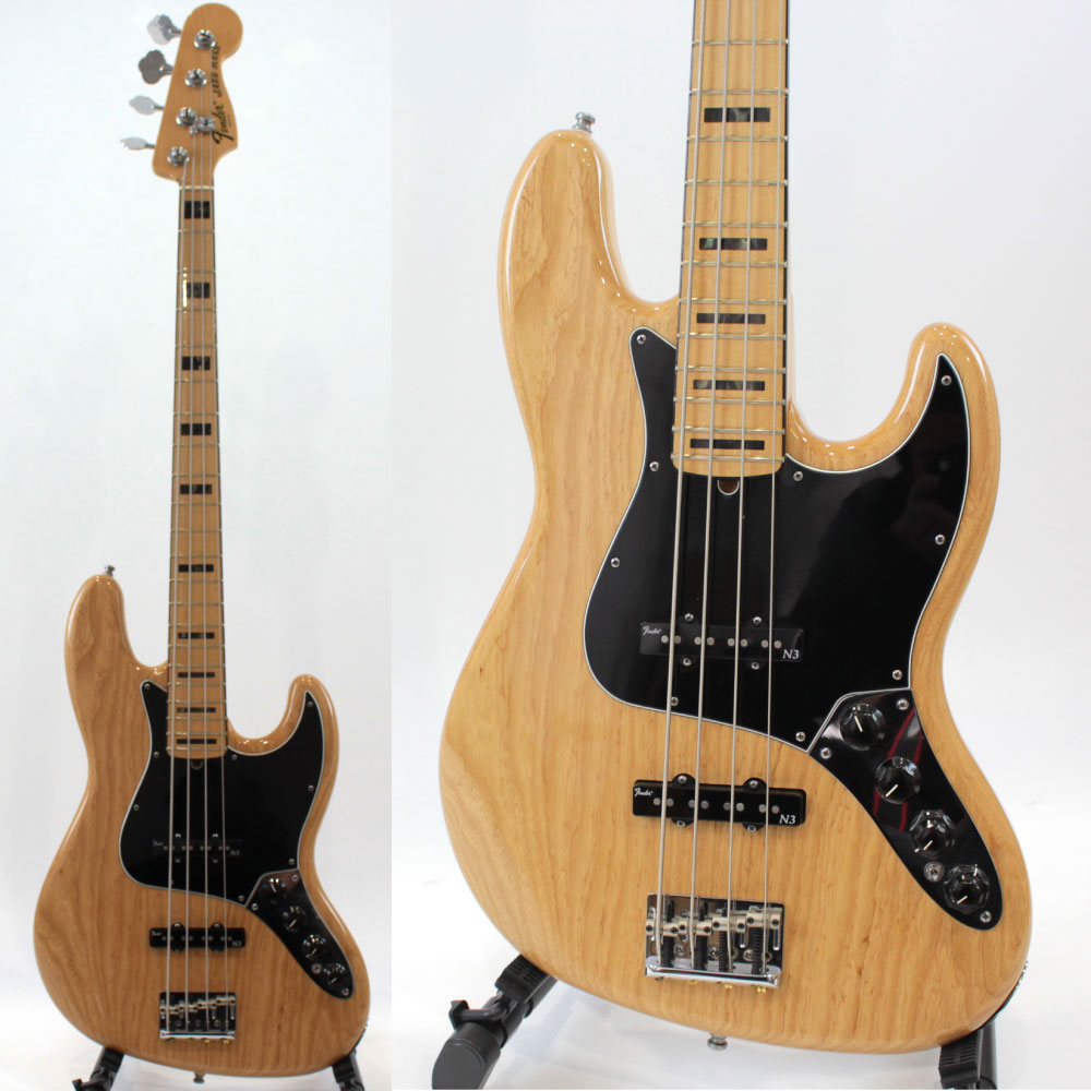 Fender American Deluxe Jazz Bass N3 Ash NAT/M Electric Bass guitar