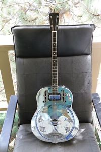 Vintage National Triolian Tenor Resonator Guitar, new cone