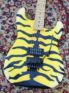 ESP Yellow Tiger George Lynch Signature Electric Guitar Japan Free Shipping w/SC