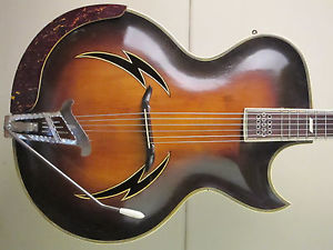 ♫ OSBAMA "TANGO" ♫     Archtop,vollmassiv, vintage Jazzgitarre DDR.