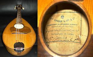 Wunderschöne   Mandoline  F.lli  VINACCIA  1928   Napoli