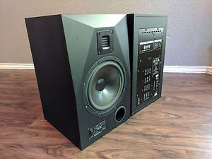 Adam S2.5a powered studio monitors pair near MINT!-used speakers for sale