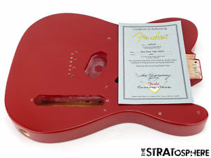 2016 Fender USA Custom Shop Postmodern NOS Telecaster BODY Tele Nitro Dakota Red