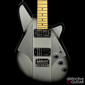 NEW REVEREND BILLY CORGAN SIGNATURE GUITAR - STRING THRU HARDTAIL - SILVER BURST