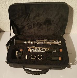B-Klarinette "Clemens Meinel" deutsches System incl Koffer vieles mehr
