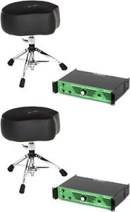 Porter & Davies BC2RM Drum Throne W/Rack Mounted Amp - ... (2-pack) Value Bundle
