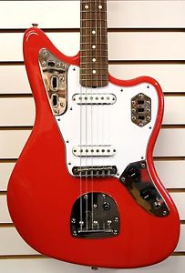 FENDER Classic 60's Jaguar Lacquer ELECTRIC GUITAR Fiesta Red w/CASE New