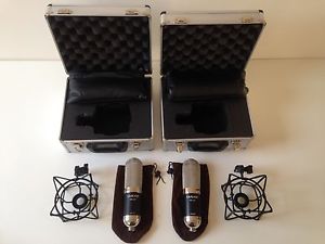 Cascade Vin-Jet Ribbon Mic Pair w/ Lundahl Transformers + Flight Cases