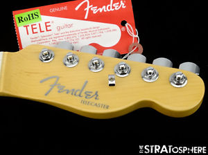 American Fender ELITE Telecaster Tele NECK and LOCKING TUNERS USA Maple Compound
