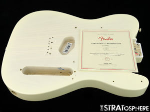 Fender American 64 RI Telecaster Tele BODY Guitar Nitro Finish White Blonde