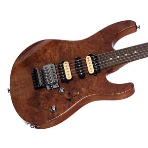 Suhr Guitars Custom Modern - Natural Burl Maple - 24 fret electric guitar - NEW!