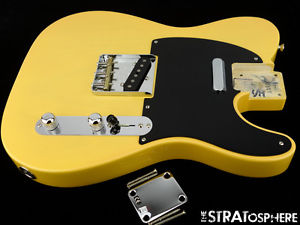 LOADED Fender American 52 Telecaster Tele BODY USA Butterscotch Blonde Nitro