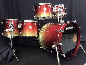 Yamaha 5pc Apple Sparkle Fade Birch Custom Absolute Nouveau Drum Set! NO RESERVE