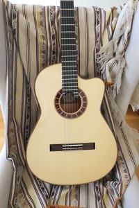 Cervantes Signature Crossover I Nylon Classical Guitar Lattice Spruce / Cocobolo