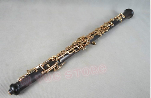 Professional Ebony concert semiautomatic student oboe,gold-plating C key