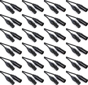 Pro Co AQN-20 Ameriquad Balanced Patch Cable - 20' (24-pack) Value Bundle