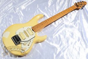 MUSIC MAN Silhouette H-S-H w/Tremolo WHT guitar From JAPAN/456