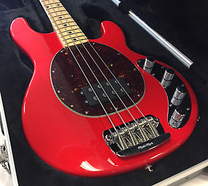 Ernie Ball Music Man StingRay Bass Chili Red Single Humbucker 3-Band EQ Active