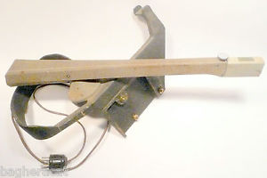 working WESTERN ELECTRIC HILL & DALE 16" TRANSCRIPTION TONEARM, 8A CART & MOUNT