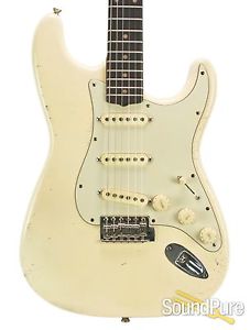 Mario Guitars S-Style Vintage White SSS IRW Electric #317241