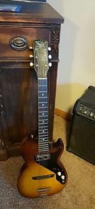 1960 Regal R265 3/4 size Electric Guitar (Harmony H-265 Stratotone)-rare guitar