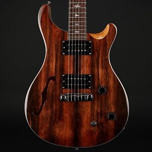 PRS SE Exotic Custom 22 Semi-Hollow Ebony Top #Q16073