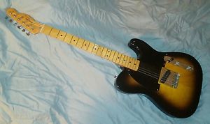 Fender Classic '50s Esquire Electric Guitar Maple Two-tone Sunburst