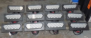 Twelve (12) Color Kinetics Colorblast 12 TR LED Fixtures W/ PDS750 12 Way PSU