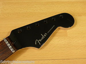 American Fender Stratocaster Strat DELUXE NECK LSR Rosewood Black Headstock Nice