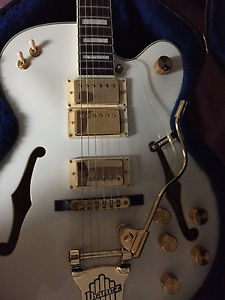 ibanez Jazz hallow body electric guitar blond 4 inch thick