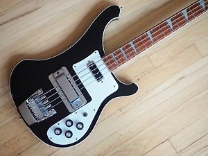 2004 Rickenbacker 4003 Electric Bass Guitar Jetglo 4001 w/ Hardshell Case