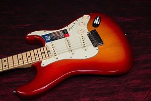 Fender American Elite Stratocaster Aged Cherry Burst Authorized Dealer New