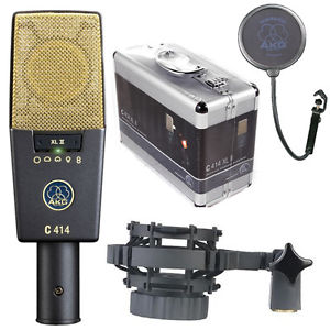AKG C414 XLII Multi-Pattern Studio Condenser Microphone Vocal and Instrument Mic