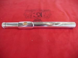 Burkart Flute Silver M2 cut head joint