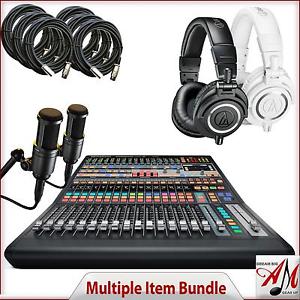 Presonus StudioLive CS18 Ai + 2 FREE Headphones, 2 Mics, & 6 Cables BUNDLE !