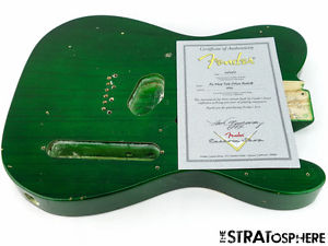 Fender USA Custom Shop Postmodern Relic Telecaster BODY Tele Nitro Emerald Green