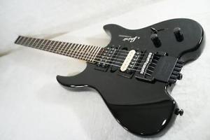 Spirit by Steinberger GU-DELUXE BLACK Headless Type E-Guitar Free Shipping