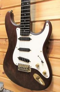 Moon ST Type Walnut oil finish E-Guitar Free Shipping
